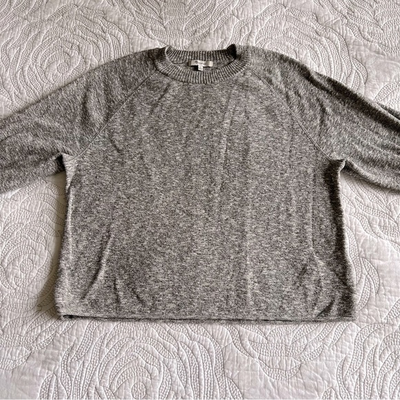 Madewell - Telluride Pullover Sweater - Marled Storm - Picture 5 of 11